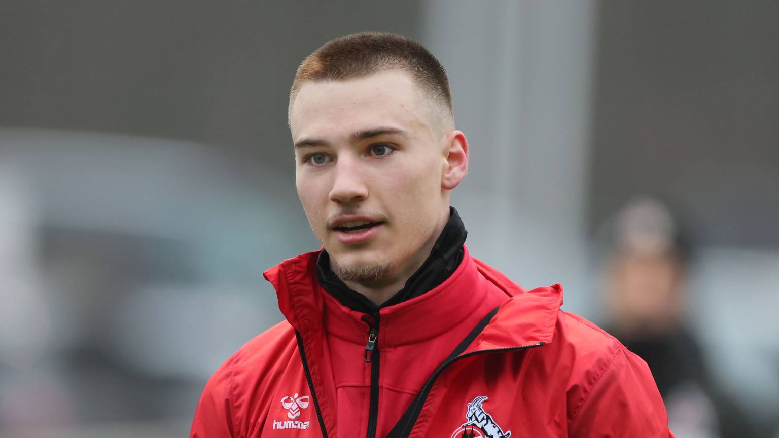 Tim Lemperle beim Training des 1. FC Köln