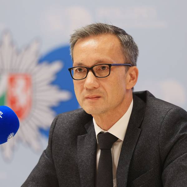 Falk Schnabel, Polizeipräsident von Köln, spricht über die steigende Kriminalitätsstatistik in Köln (Archivbild).