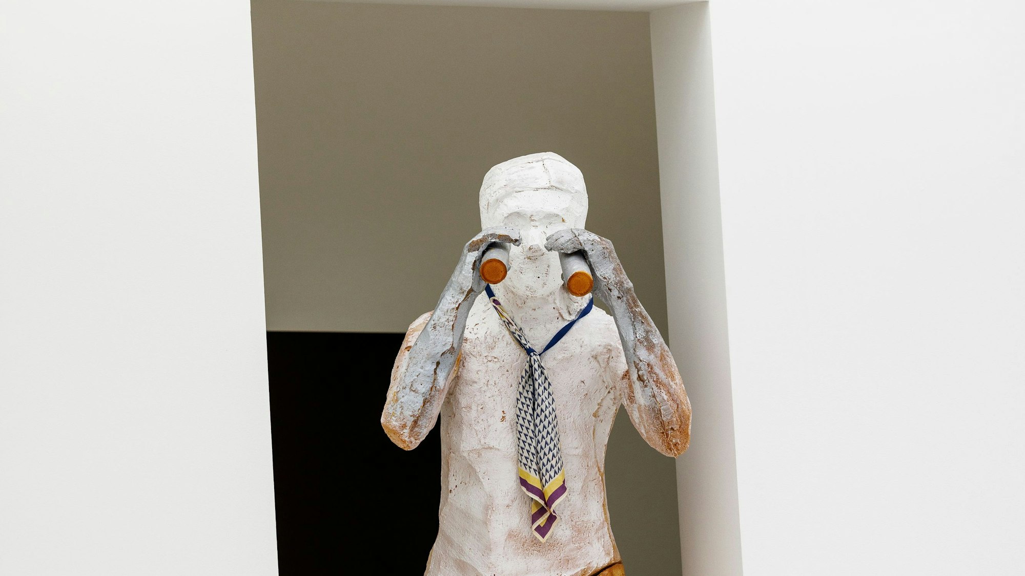 Ein Kunstwerk von Rosemarie Trockel.