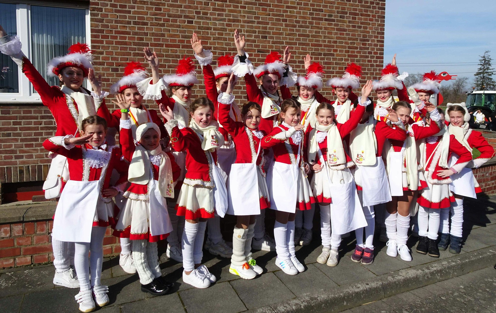 Große und mittlere Tanzgarde der KG Olleme Bubbelsbröder