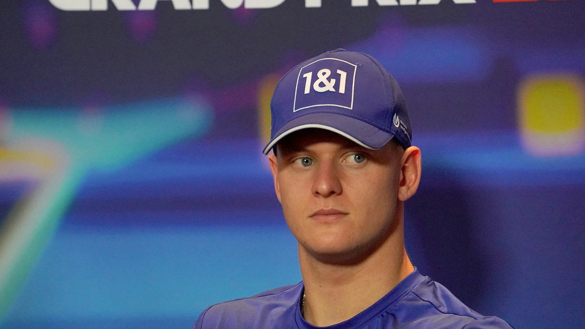 Mick Schumacher während einer Pressekonferenz vor dem Großen Preis von Abu Dhabi (Archivbild)