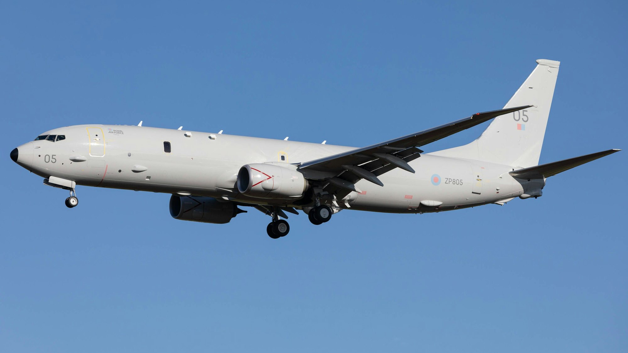 Ein P-8-Aufklärungsflugzeug vom Typ Poseidon. (Symbolbild)