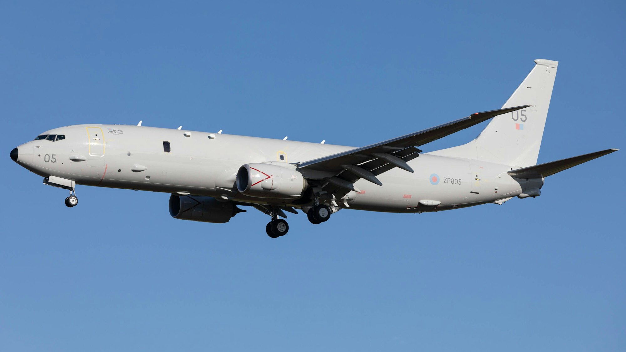 Ein P-8-Aufklärungsflugzeug vom Typ Poseidon. (Symbolbild)