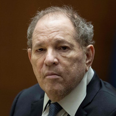 Harvey Weinstein im Gerichtssaal.