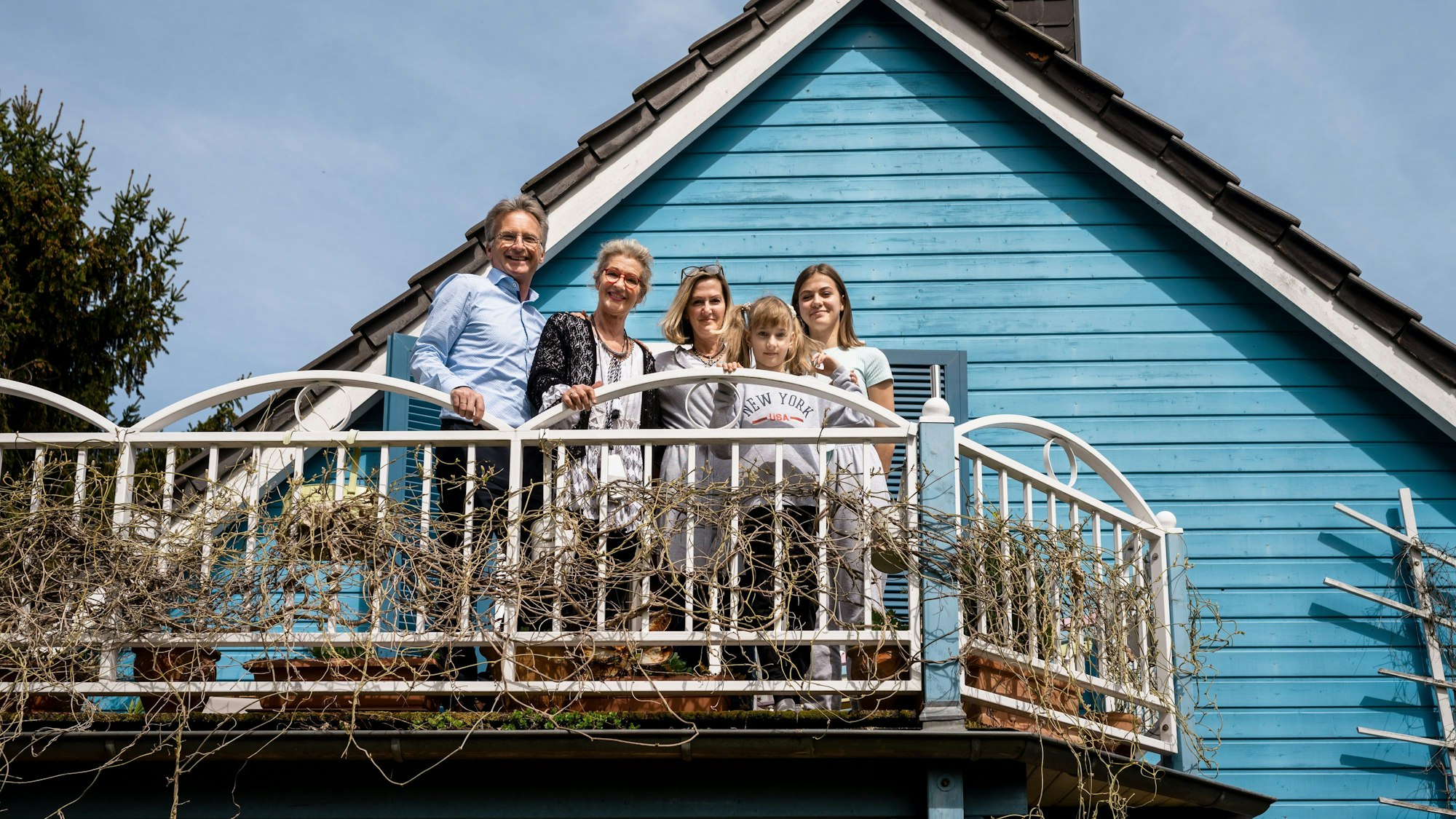 Bei ihrer Gastfamilie Hoppe lebte die Familie in den ersten Wochen in Deutschland.