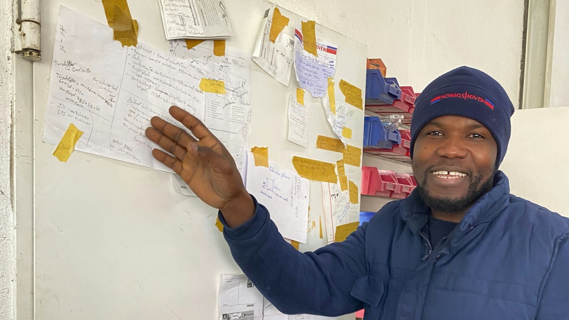 Aboubacar Yattara lächelt in die Kamera