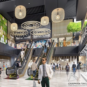 Eine Visualisierung des geplanten Outlets im Huma.