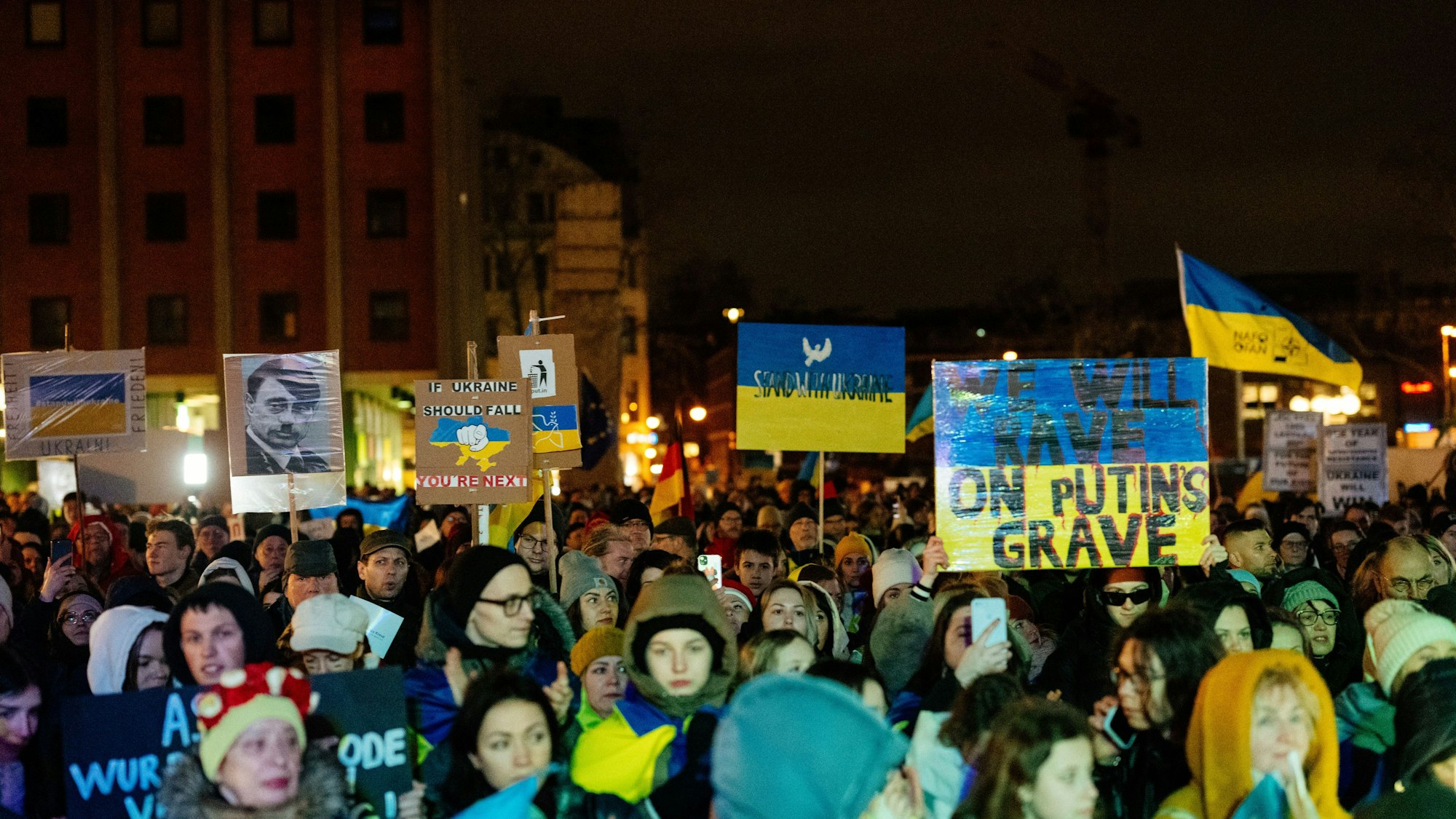 Demo 1 Jahr Krieg in der Ukraine
