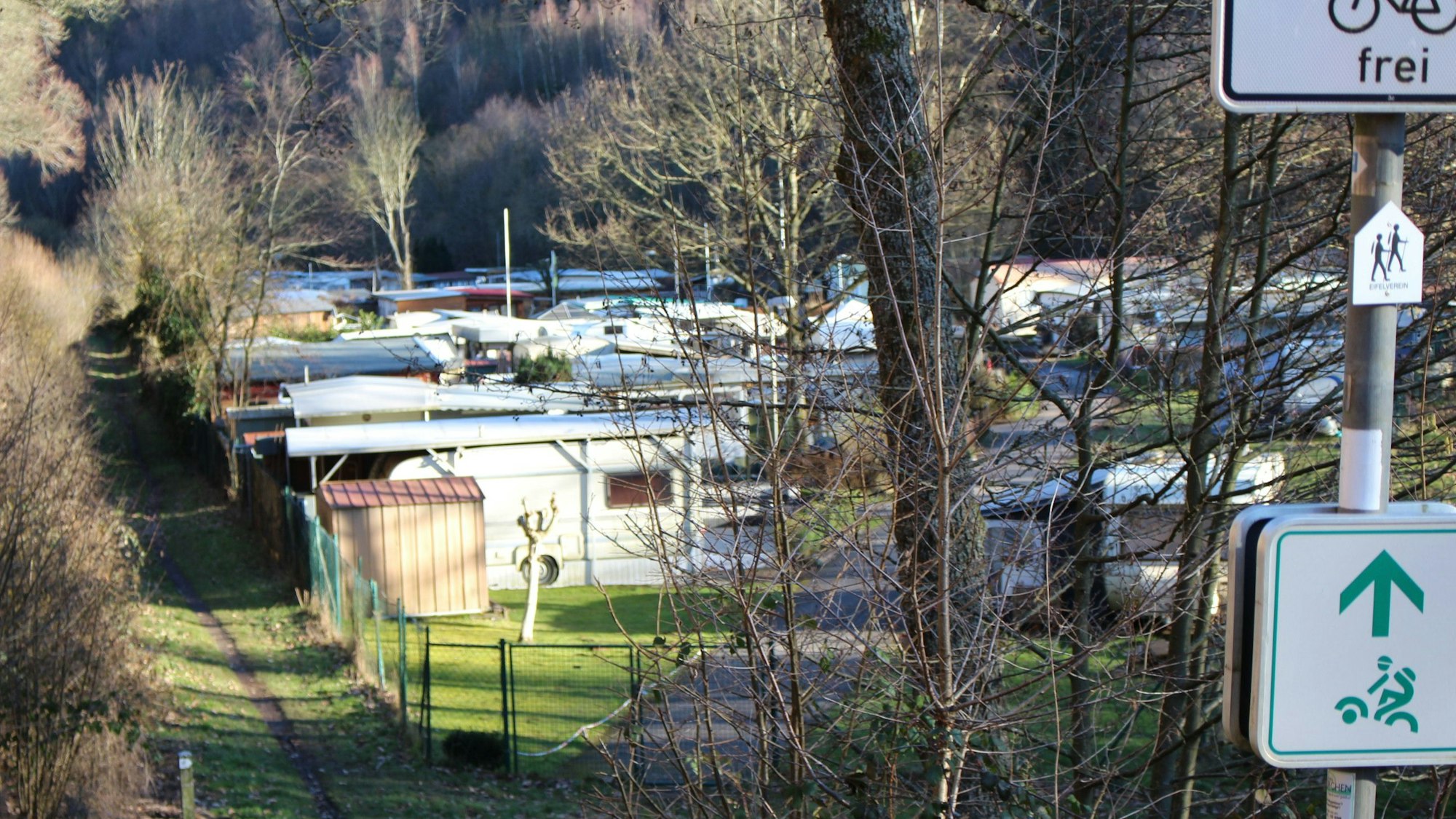 Der Campingplatz Dieffenbachtal in Schleiden