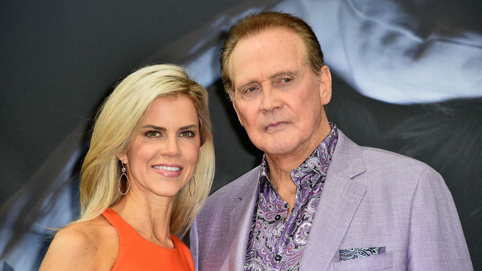Lee Majors mit seiner Ehefrau Faith.