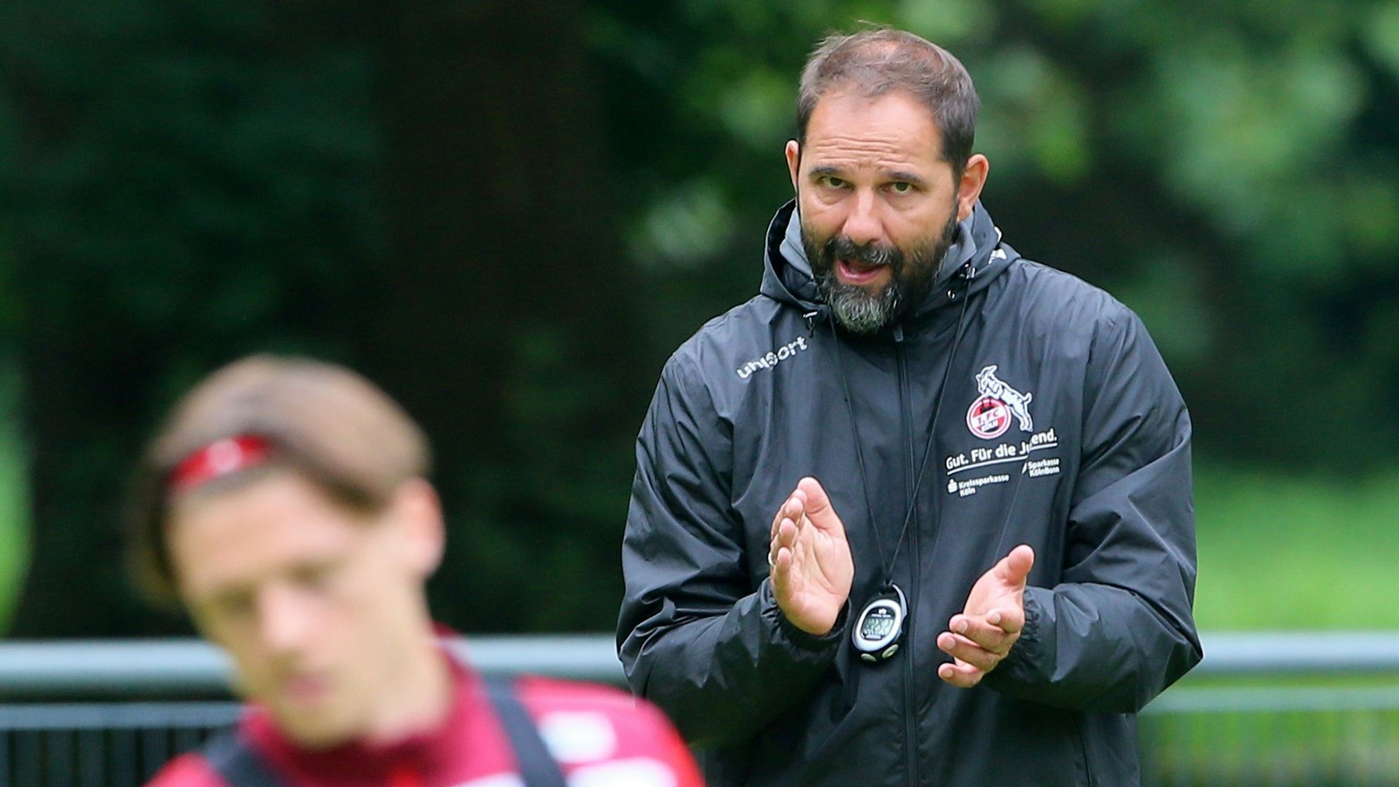 1. FC Köln, Training U19, Trainer Stefan Ruthenbeck (1. FC Köln), 05.08.2021, Bild: Herbert Bucco