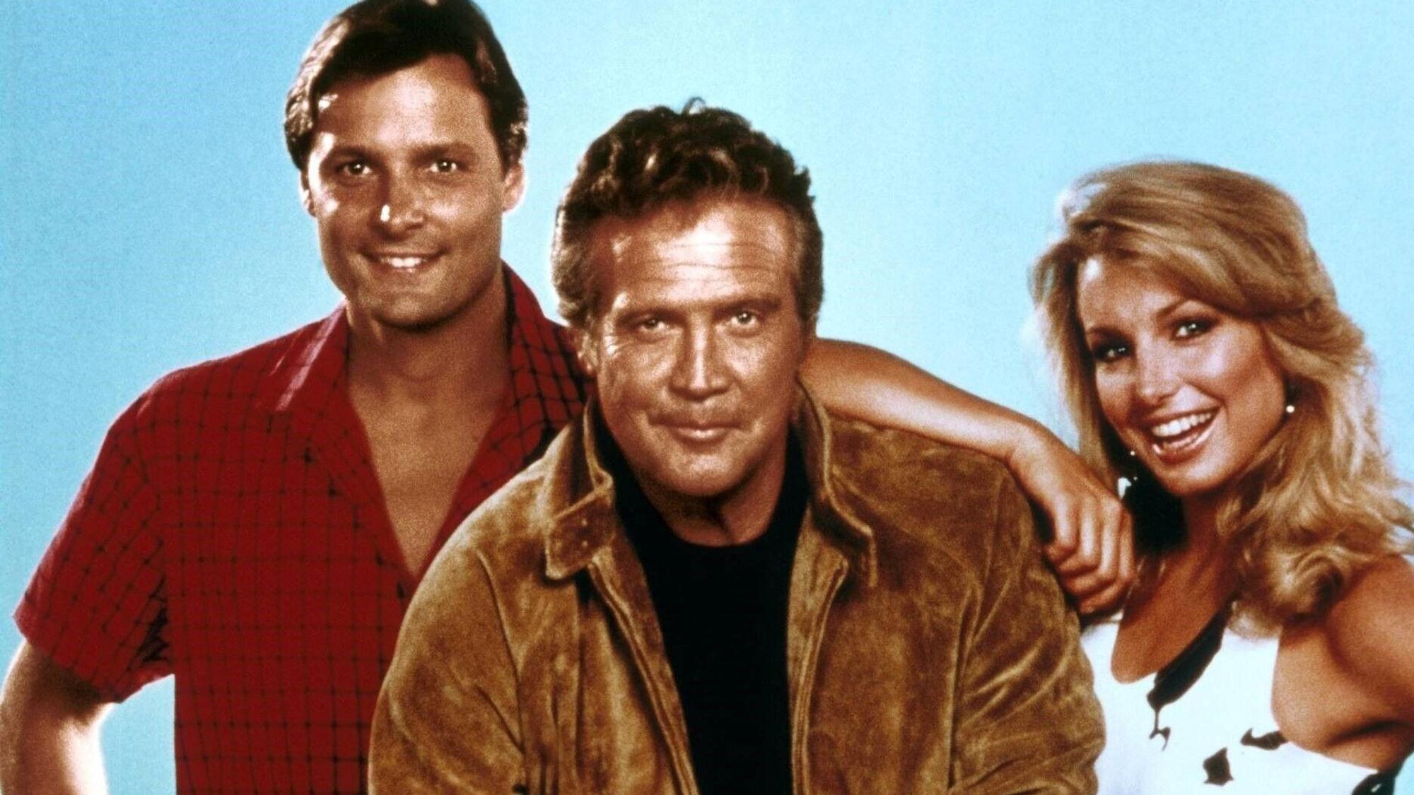 Das waren die Stars von „Ein Colt für alle“: Lee Majors, Douglas Barr und Heather Thomas.