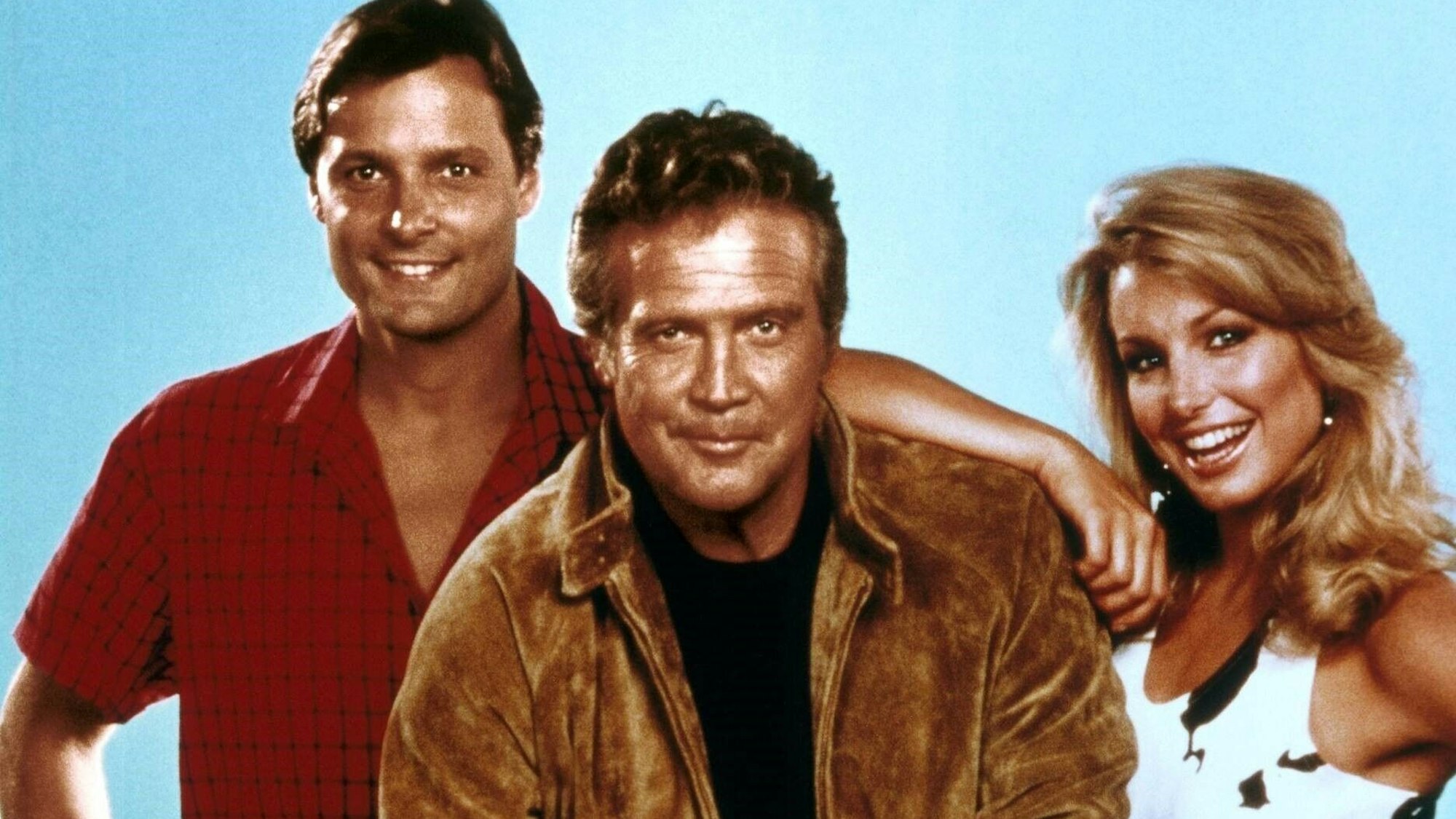 Das waren die Stars von „Ein Colt für alle“: Lee Majors, Douglas Barr und Heather Thomas.