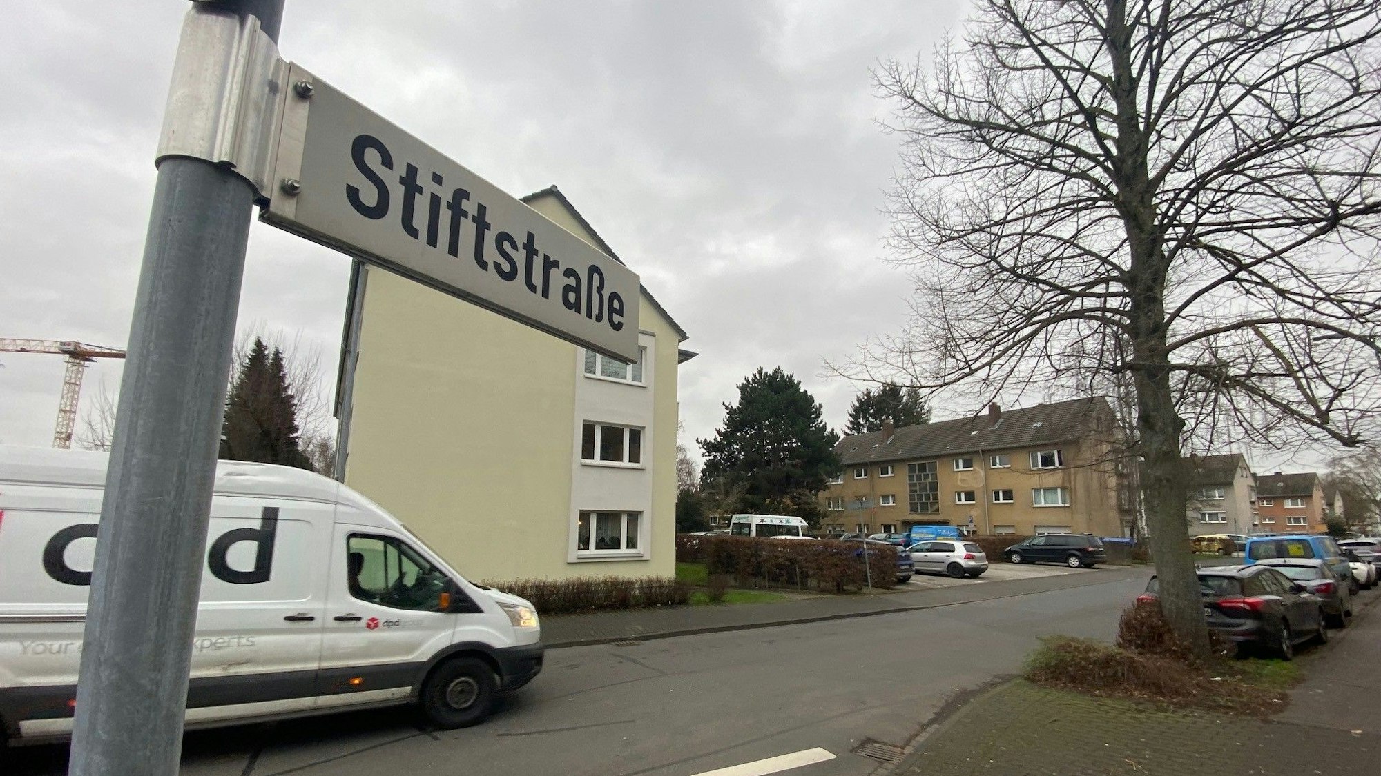 Das Foto zeigt die Stiftstraße in Vochem.