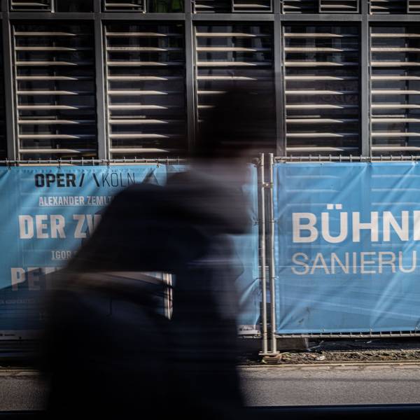 Die Baustelle der Bühnen Köln.