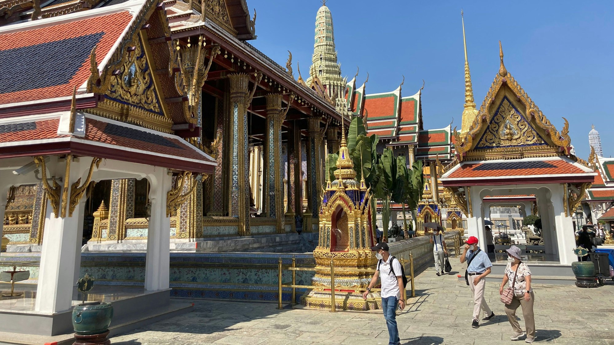 Der Königspalast (Grand Palace) in Bangkok.
