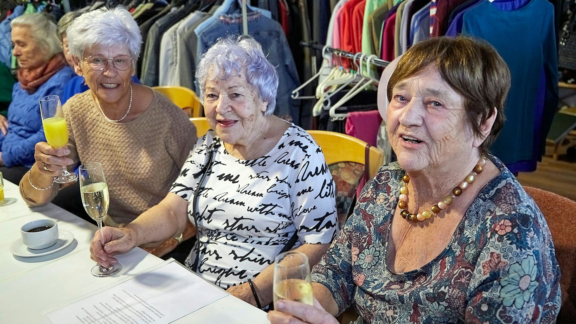 Von links: Karin Breuer, Hilde Kleinschmidt und Margret Bidaoui