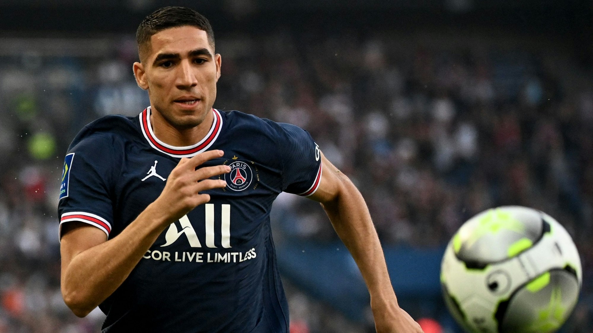 Ashraf Hakimi, hier im Trikot von Paris Saint-Germain (Archivbild)