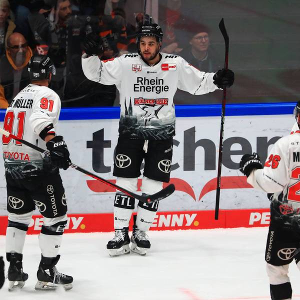 Nicholas Baptiste Koeln, Mitte feiert sein Tor zum 1:0 fuer Koeln gegen Frankfurt Loewen Frankfurt vs Koelner Haie, Eishockey, DEL, 28.02.2023 Loewen Frankfurt vs Koelner Haie, Eishockey, DEL, 28.02.2023 Frankfurt *** Nicholas Baptiste Koeln, center celebrates his goal to make it 1 0 for Koeln vs Frankfurt Loewen Frankfurt vs Koelner Haie, Ice Hockey, DEL, 28 02 2023 Loewen Frankfurt vs Koelner Haie, Ice Hockey, DEL, 28 02 2023 Frankfurt Copyright: xEibner-Pressefotox EP_RWS