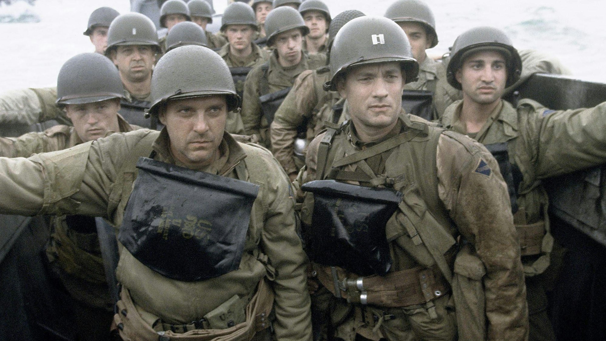 Tom Sizemore (l.) in seiner Rolle als „Sergeant Horvath“ an der Seite von Tom Hanks in „Der Soldat James Ryan“. (Archivbild)