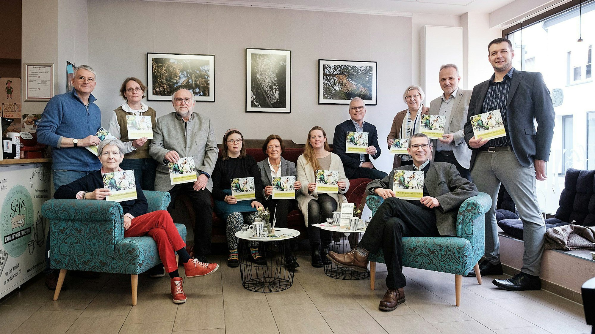 Im Café Sofa in Meckenheim stellte sich die Stiftung „Inklusion gemeinsam gestalten“ vor