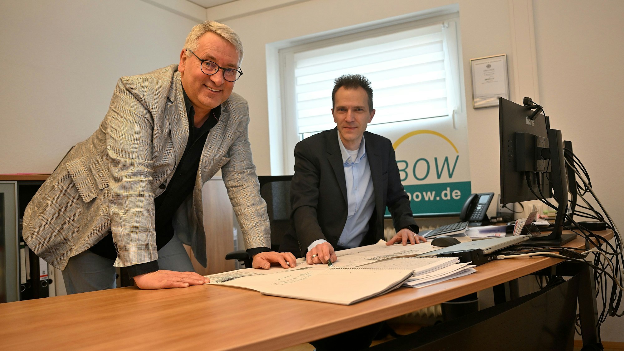 Generationenwechsel bei Firma Envibow. Norbert Weiß und Roman Scholl
