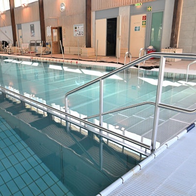 Das leere Splash-Bad in Kürten.