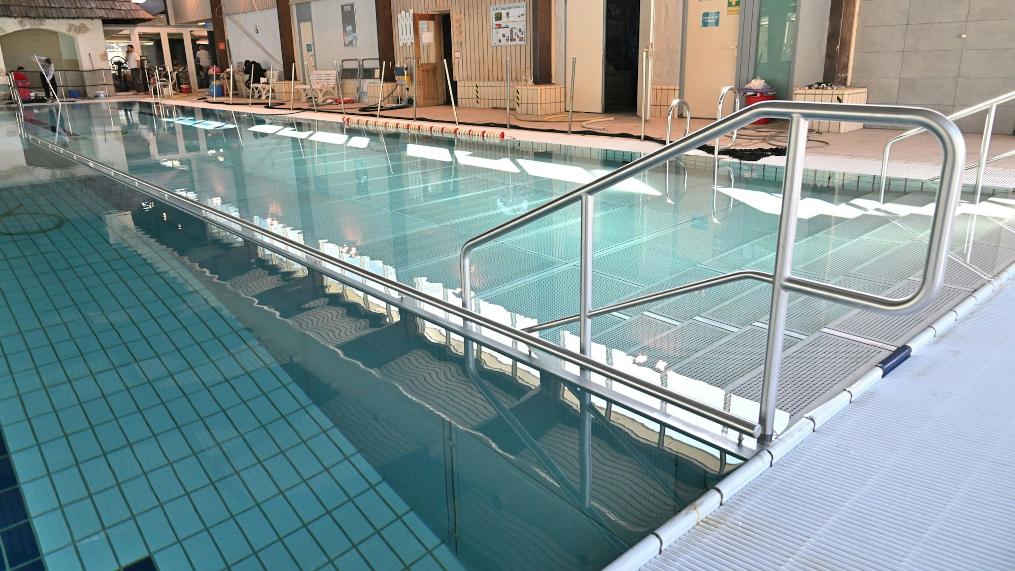 Das leere Splash-Bad in Kürten.