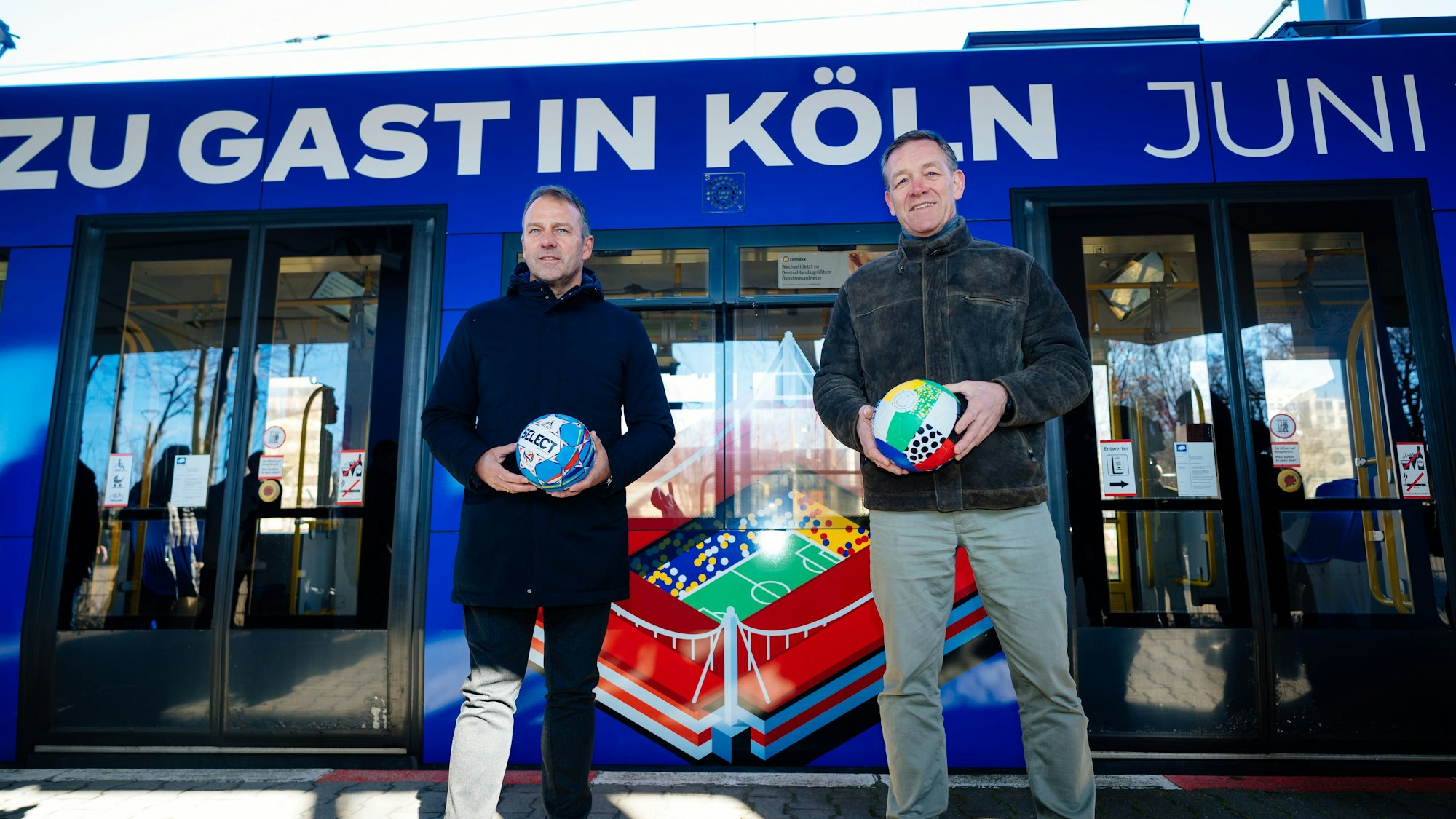 KVB UEFA EURO 2024 RheinEnergieStadion — Bundestrainer Flick und Gislason