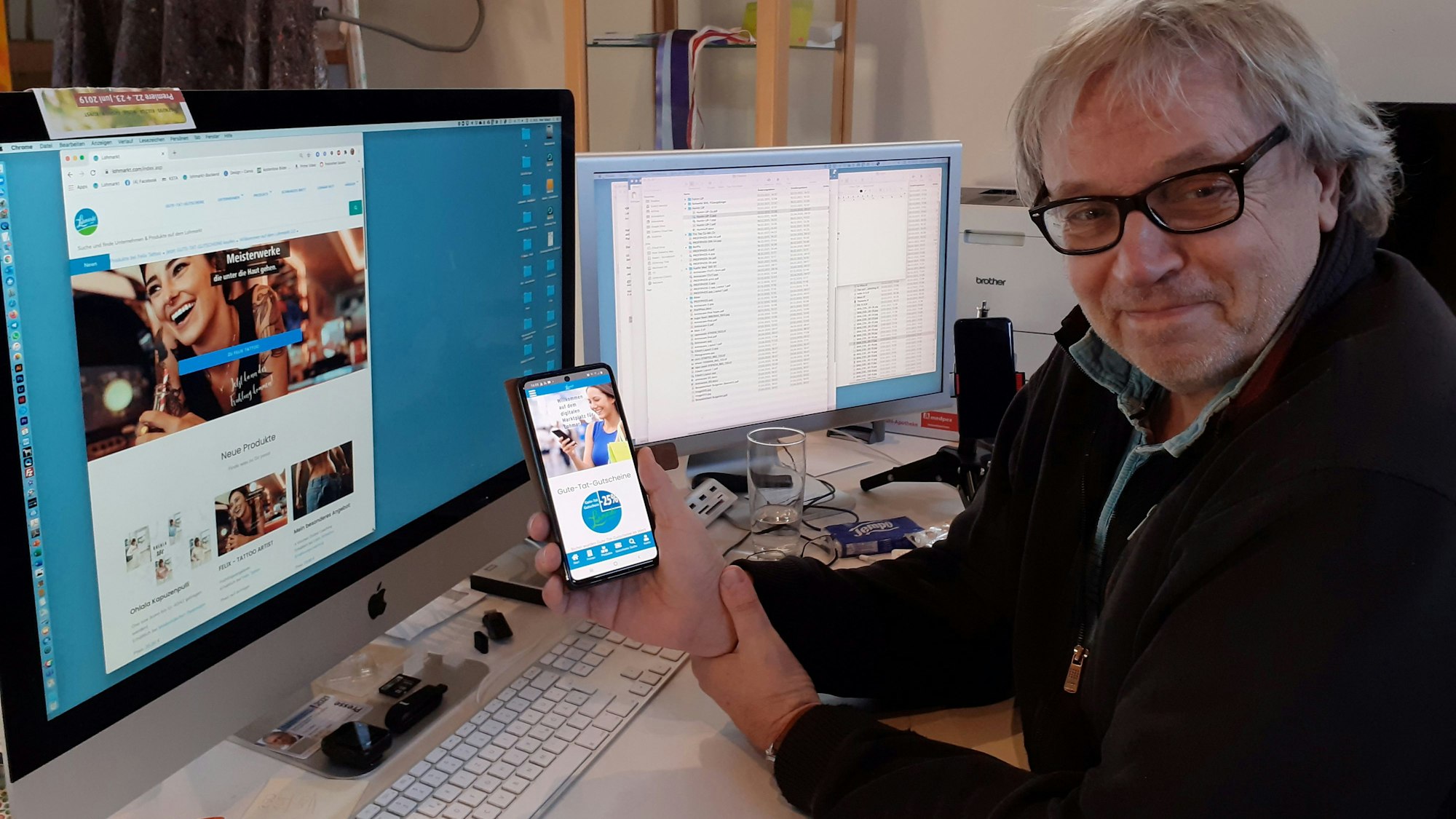 Der Vorsitzende des Stadtmarketingvereins, Peter Selbach.