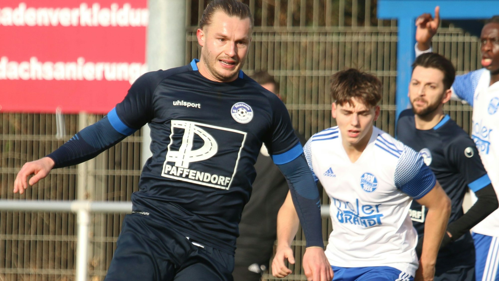 Kam von Fortuna Köln: Marvin Iskra, hier im Testspiel in Bornheim, hat sich Bessenich angeschlossen.