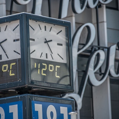 Hitze in der Leverkusener City, 42°