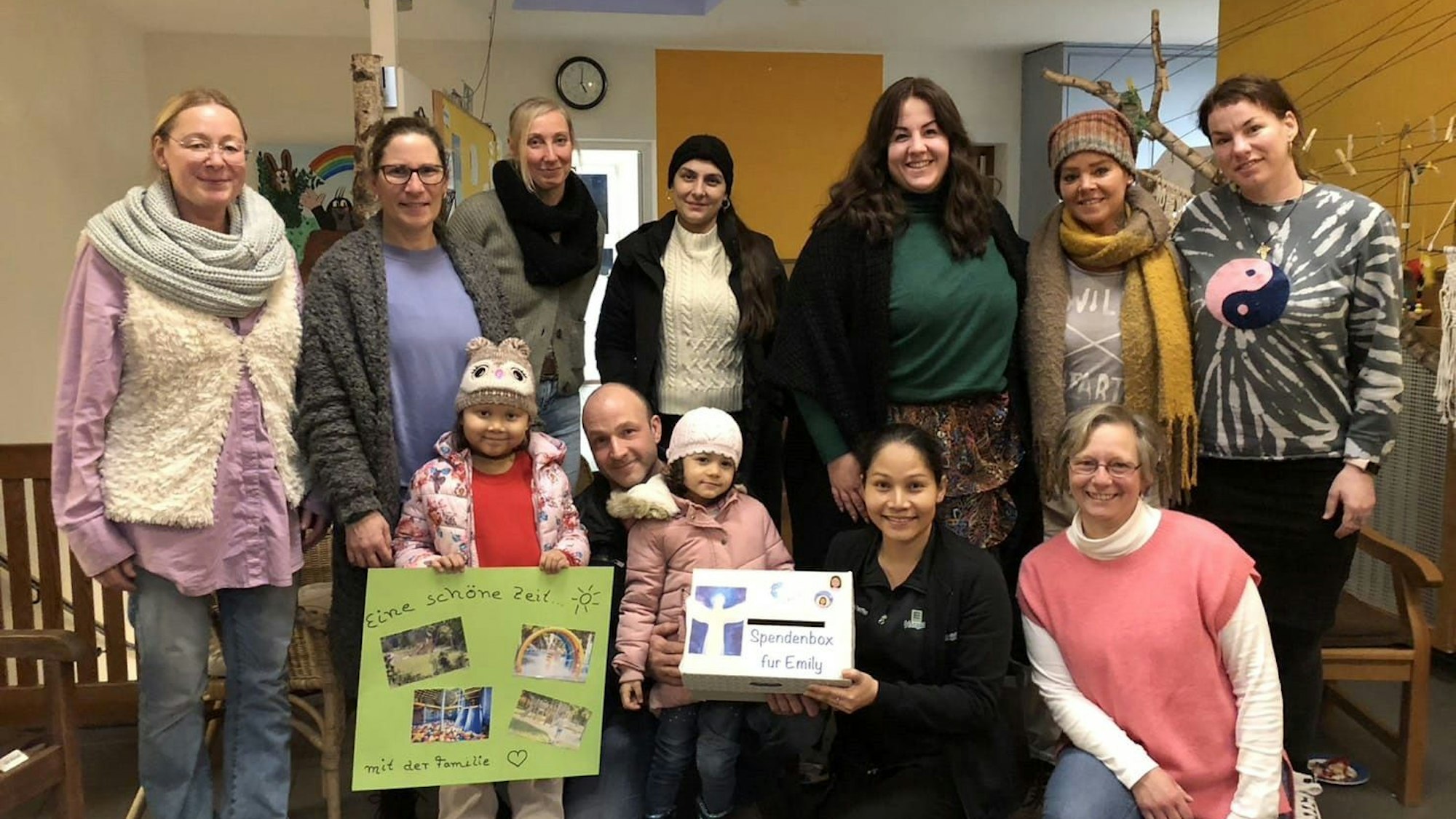 Familie Steffen freut sich über die große Anteilnahme und Hilfe nach der Hirntumor-OP ihrer Tochter Emily.