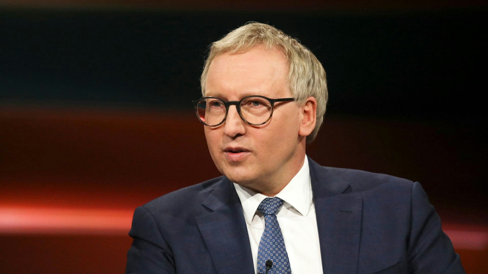Prof. Johannes Varwick im Gespräch in der ZDF-Talkshow „Markus Lanz“.