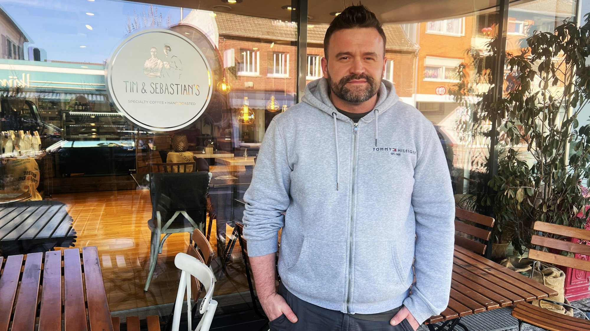 Marvin Siersleben, Betriebsleiter des Bistros Tim & Sebastian's.