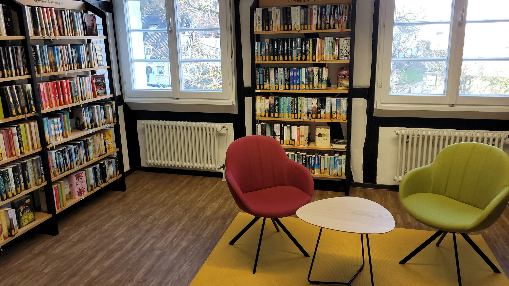 Blick in den neuen Romanraum.