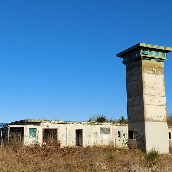 Der Tower der ehemaligen Nike-Raketenstation bei Blankenheim-Reetz.