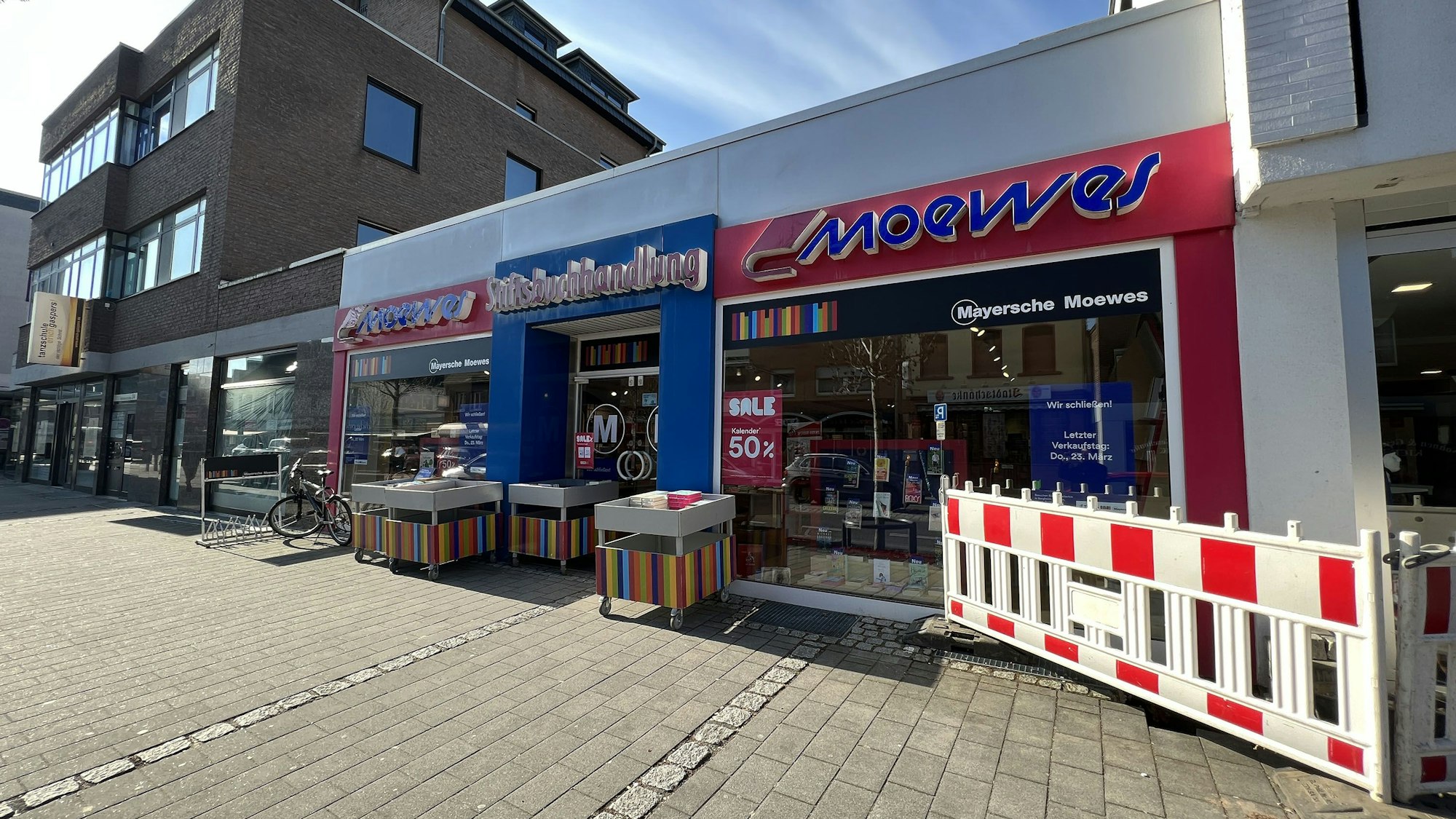 Die Stiftsbuchhandlung Moewes in Kerpen.