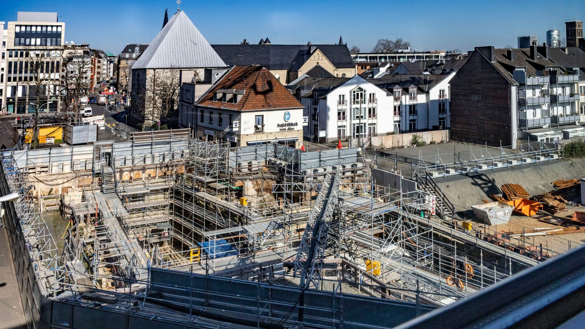 Die ewige Baustelle am Waidmarkt bleibt erhalten.
