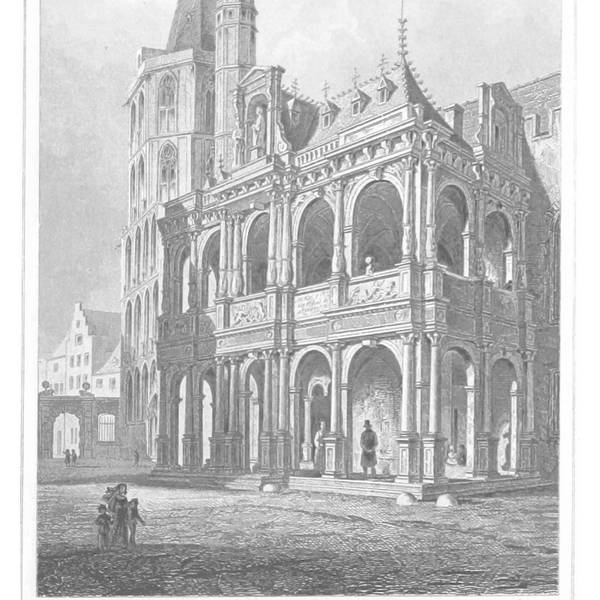 Das Kölner Rathaus in einer zeitgenössischen Darstellung. Foto: Wikimedia