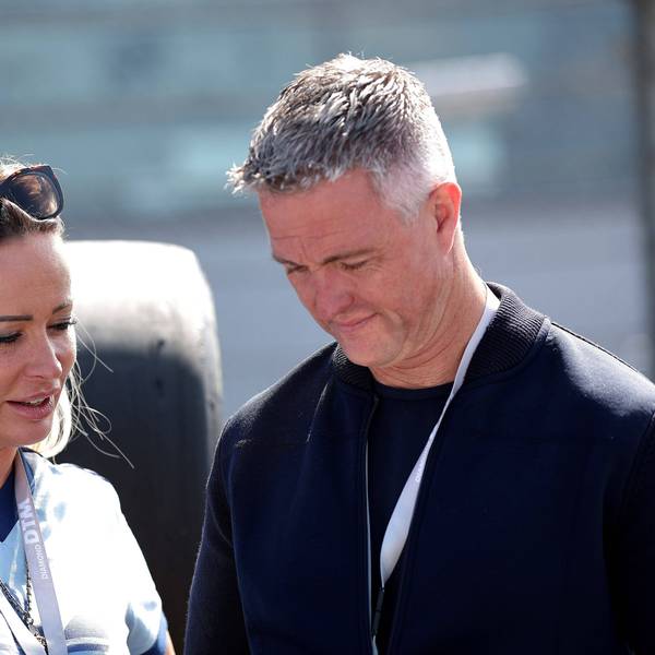 Cora Schumacher und Ralf Schumacher ehemaliger Rennfahrer beim DTM-Lauf auf dem Nürburgring. Copyright Thomas Pakusch *** Cora Schumacher and Ralf Schumacher former racing driver at the DTM race at the Nürburgring Copyright Thomas Pakusch