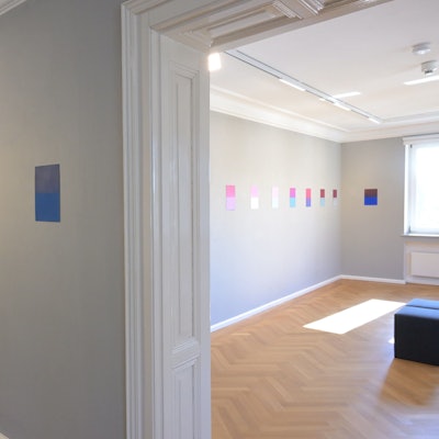 Blick auf zwei Räume und die Duochrome.