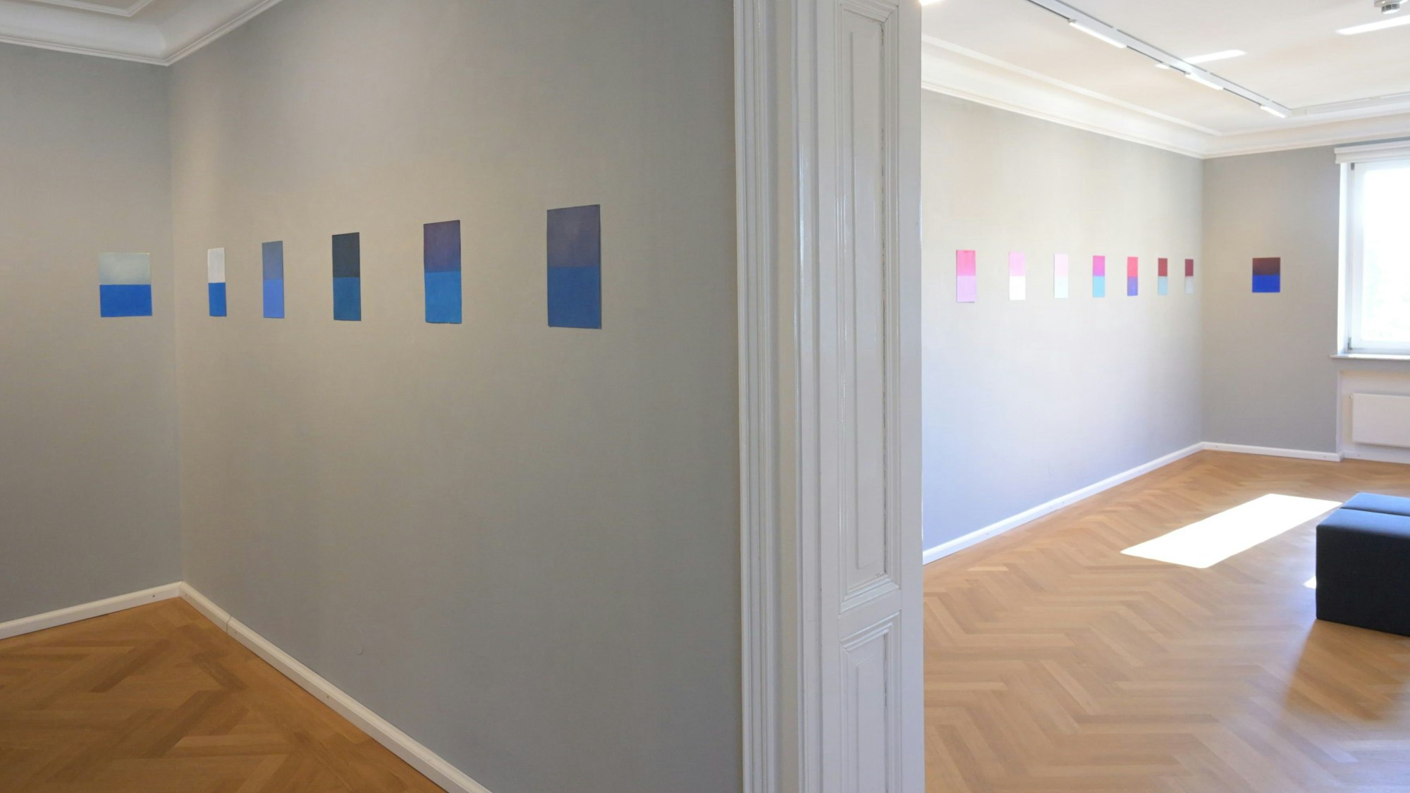 Blick auf zwei Räume und die Duochrome.