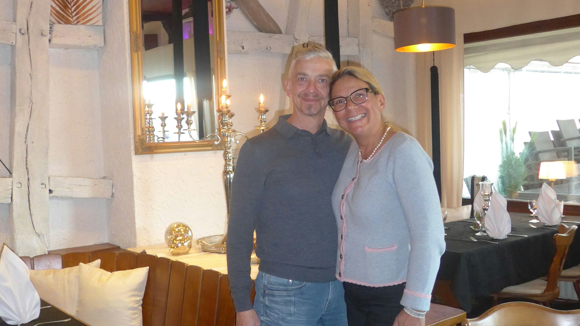 Ralf und Jacqueline Krämer im frisch renovierten Restaurant Alt Beul 2.0.