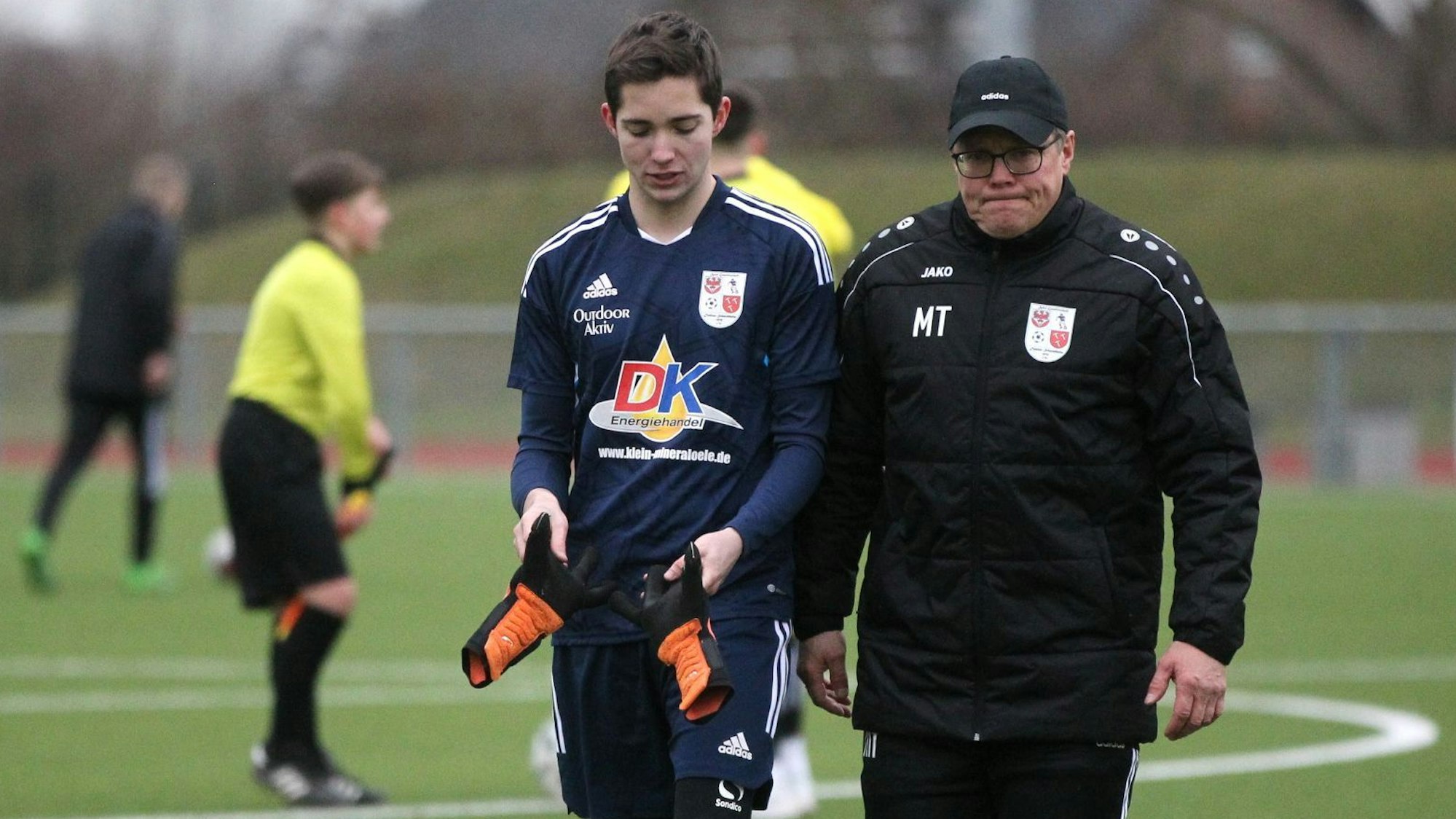 War nach dem Spiel nicht glücklich: Dahlems Trainer Marcel Timm.