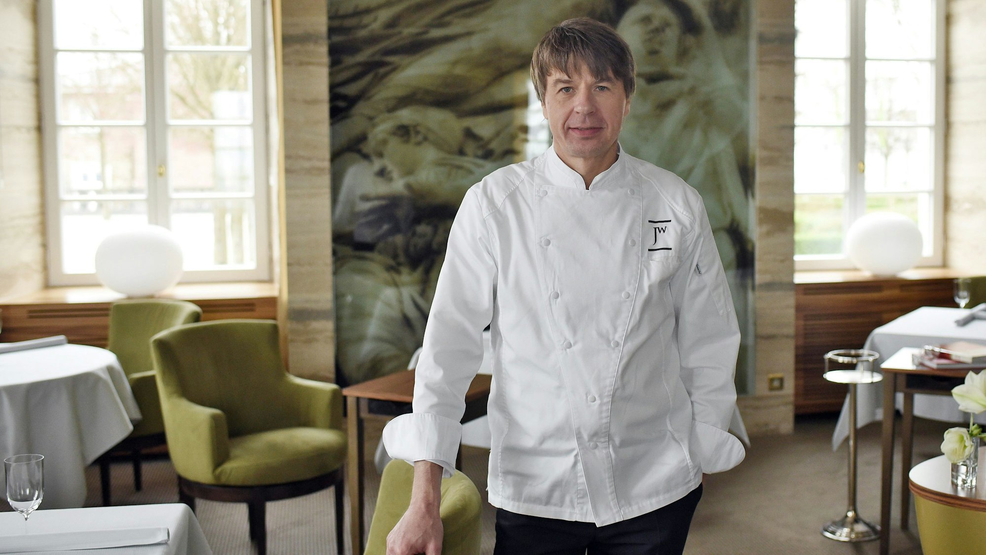 Der Koch Joachim Wissler in seinem Restaurant „Vendôme“ in Bergisch Gladbach