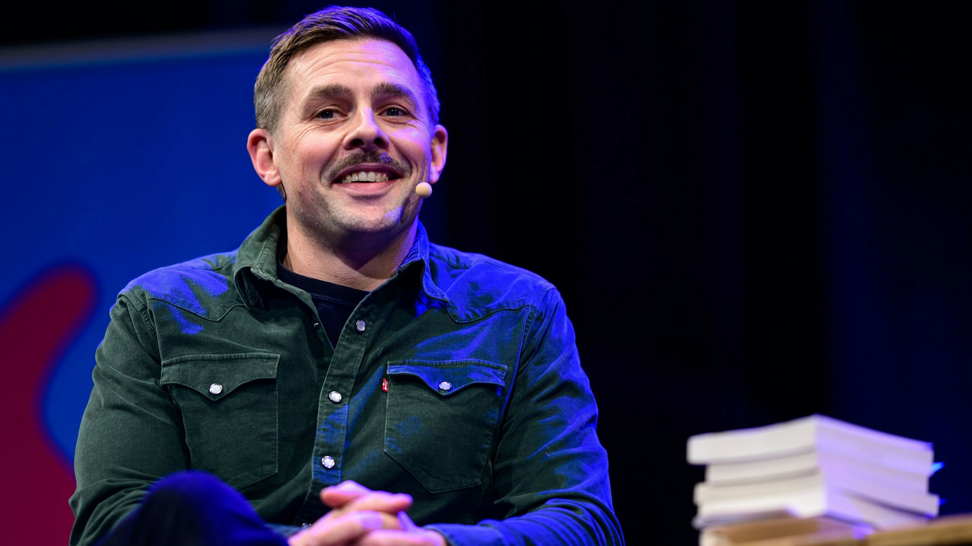 Klaas Heufer-Umlauf bei der lit.Cologne im WDR Funkhaus.