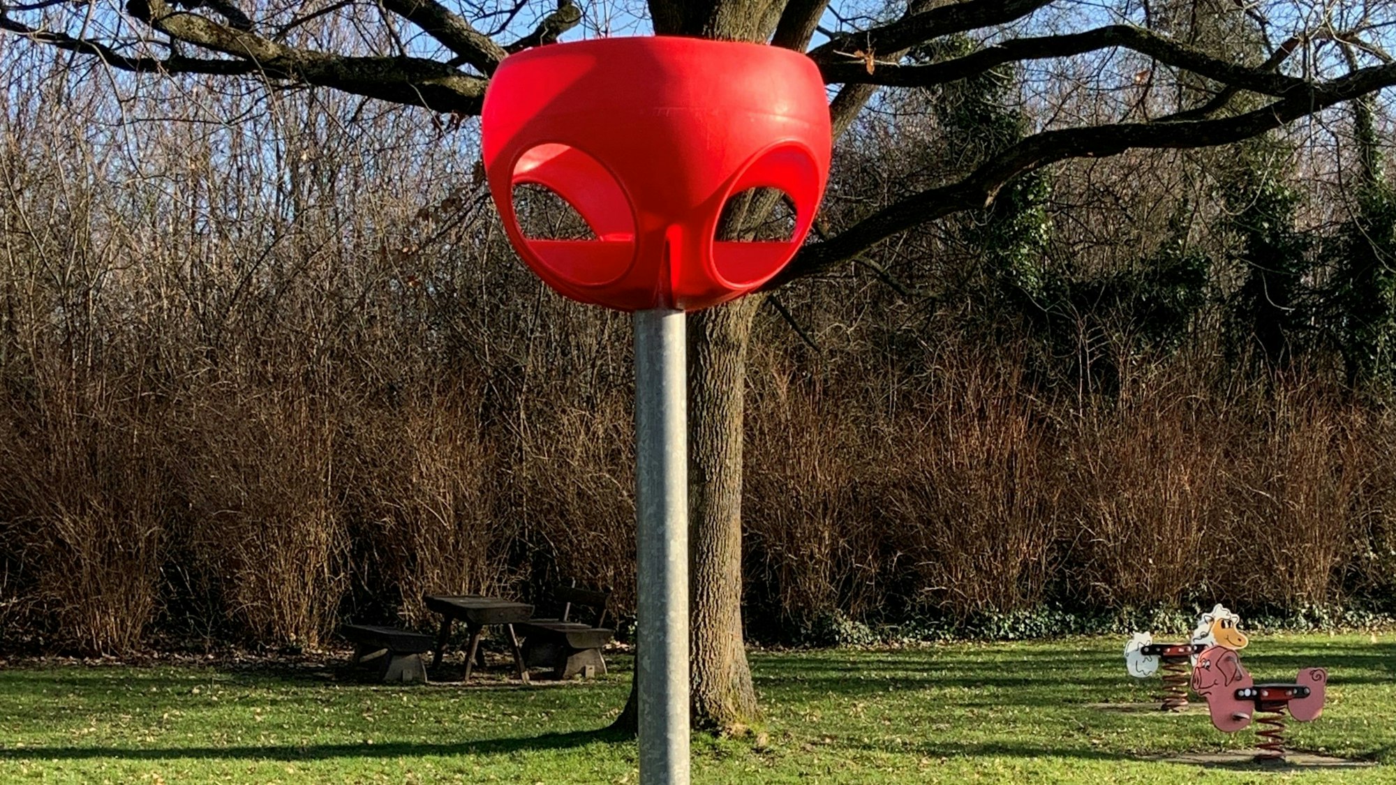 Meckenheim-Altendorf, Basketballkorb,
Streit um den Standort