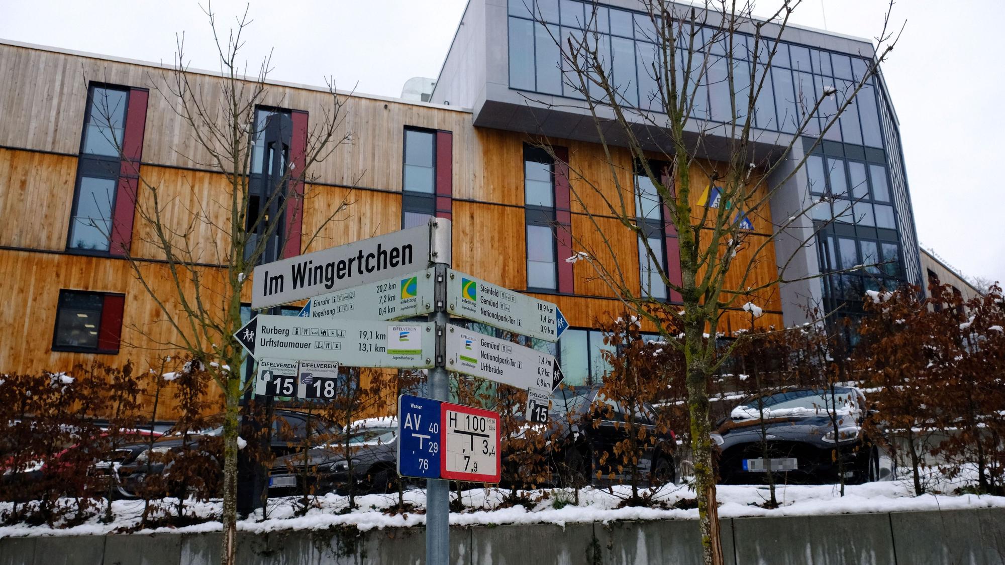 Die Jugendherberge in Gemünd in der Eifel.
