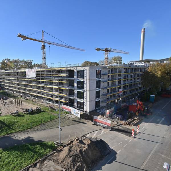 Quartier 13 auf dem ehemaligen Steinbüchelgelände in Bergisch Gladbach.